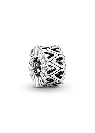 Серебряный шарм pandora "эскиз сердца" 798694c00