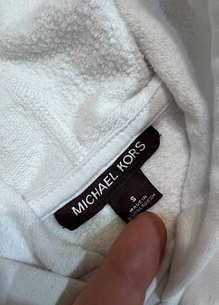 Оригієне жіноче худі michael kors розмір s біле з капюшоном жіноча кофта майкл корс жіночий батнік толстовка пайта а1 4