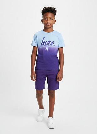Голубая футболка для мальчика hype 134-140 см (9-10y)