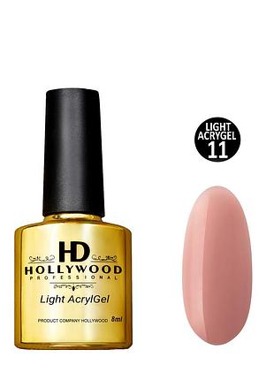 Рідкий акригель light acrygel 11 холодний беж hd hollywood