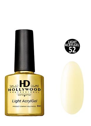 Рідкий акригель light acrygel 52 butter hd hollywood