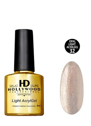Рідкий акригель light acrygel 32 hd hollywood