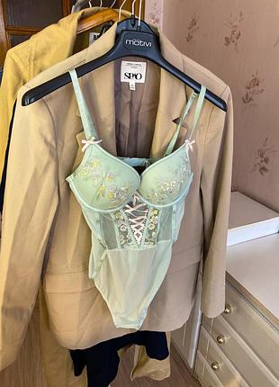 Дуже гарний бірюзовий боді primark