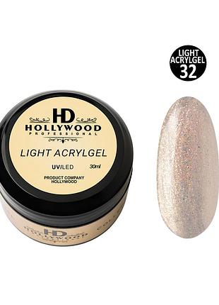 Жидкий акригель light acrygel 32 hd hollywood