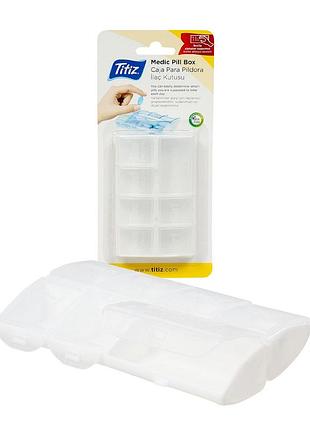 Органайзер для таблеток, таблетница, medic pill box, titiz, 7 секций