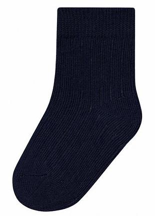 Носки хлопковые высокие для мальчика lupilu lycra® 479301 19-22 темно-синий