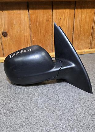 Зеркало заднего вида правое seat arosa, volkswagen lupo, seat arosa, volkswagen lupo механическая регулировка