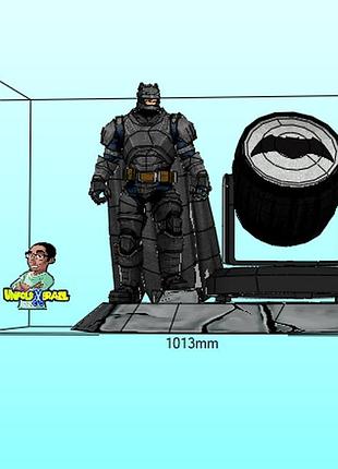 Бетмен персонаж герой batman character hero 3d фигура арт. 600.117.339 конструктор из картона паперкрафт