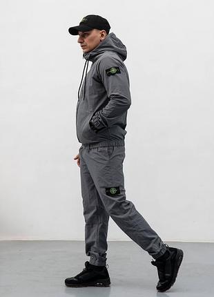 Спортивний костюм плащівка stone island весна літо