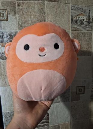 Мягкая игрушка squishmallows, модель обезьянка элтон (elton the monkey).