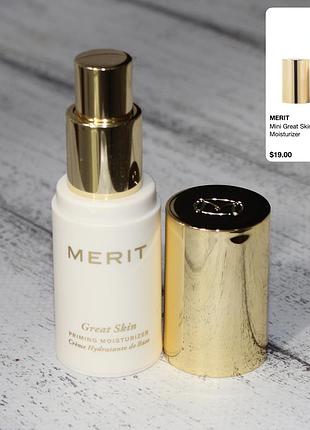 Merit great skin priming moisturizer легкий зволожувальний крем-праймер