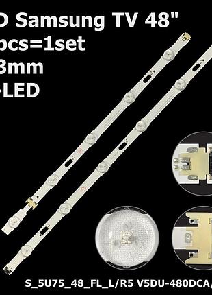 Led підсвітка samsung tv 48" v5du-480dcb-r1 s-5u75-48-fl-l5-rev1.2 150514 lm41 00117a cy-wj048hglvbv 12шт.
