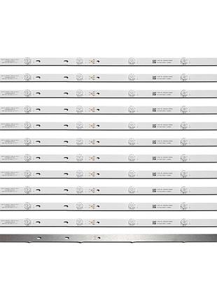 Led підсвітка tv 55" tcl-55p10-3030fc-12x6-lx yhf-4c-lb5506-yh10j yhf-4c-lb5506-yh09j 12шт.