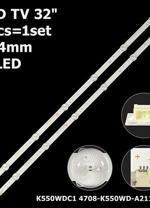 Led підсвітка 32" k550wdc1 a2k550wdc1197141 1 планка
