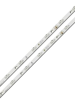 Led підсвітка tv 32" tot-32d2700-2x7-3030c 4c-lb3207-yh01j 4c-lb3207-hq1 тот-32d2700 32hr330m07a2 v2 2шт.