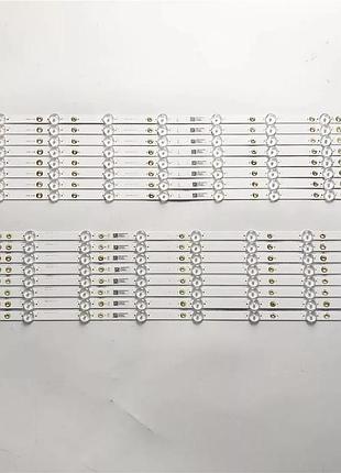 Led підсвітка tv 58" lb58004 v1_00 lb58004 v0_00 58pus7304/12 58pus8505/12 58pus8505/60 tpt580b5-u2t01d 16шт.