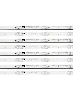 Led підсвітка tv 49" gic49lb29-3030f2.1-v0.1 49hr330m04a2 v3 4c-lb4904-hr07j 4c-lb4904-zm02j 49a950c 8шт.