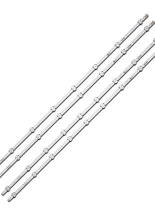 Led підсвітка tv toshiba: 43u6763da, 43u5863dg, 43u6763dat, 43ul5a63dg, 43vl5a63db turbox: txv-u4370smt 4шт.