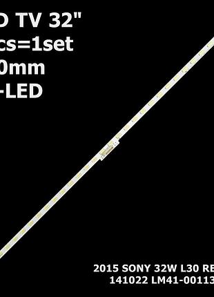 Led підсвітка 32" 2015 sony 32w l30 rev1.0 141022 lm41-00113a 1 планка