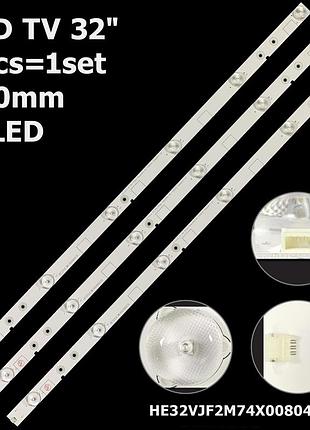 Led підсвітка 32" dled32hhdz 3x6 0001 1 планка