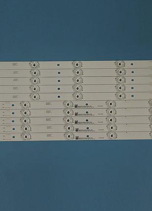 Led підсвітка tv 43" crh-p4330300509672-rev1.1 b lc-43cug8462ks 430eqy-shm1 10шт.