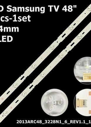 Led підсвітка 48" grundig 48vle6421bl 1 планка