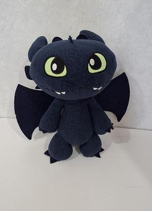 Іграшка м'яка дракон беззубик (toothless) з «як приборкати дракона» нічна фурія нічна лють безубік