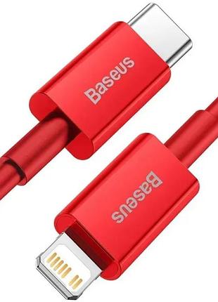 Кабель baseus superior type-c ↔ lightning 20w 1м – быстрый кабель зарядки и синхронизации