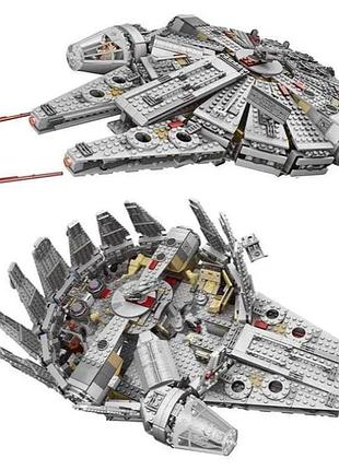 🚀 конструктор starwars millennium falcon 75105 2