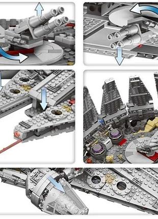🚀 конструктор starwars millennium falcon 75105 6