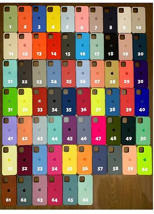 Силіконовий чохол silicone case для iphone xs max, безшовний, із закритим низом - 31 dark green