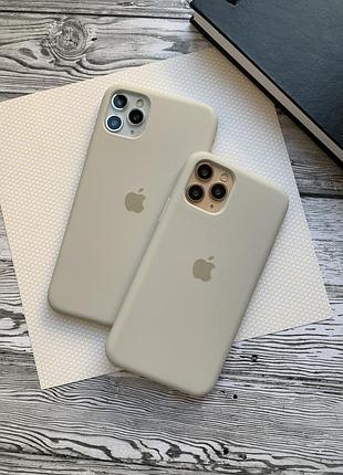 Силіконовий чохол silicone case для iphone 13 pro max , безшовний, із закритим низом —10 stone