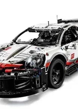 Конструктор technic porsche 911 — 1580 деталей, масштаб 1:8 (50×21×17 см) (42094)