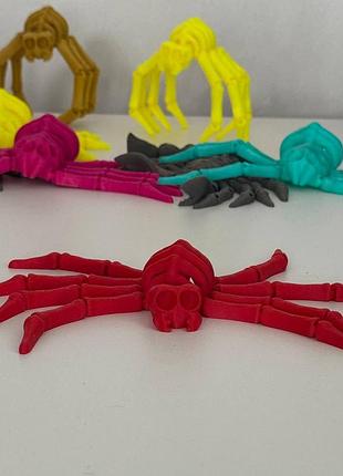 🕷️ разноцветные яркие пауки-антистресс (подвижные лапки, 20 см) красный