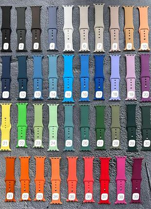 Силиконовый ремешок для apple watch 38/40/41 мм — s/m (длина 20 см) 11