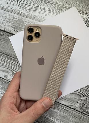 Силиконовый чехол silicone case для iphone xs max, бесшовный, с закрытым низом — палитра 7 lavender