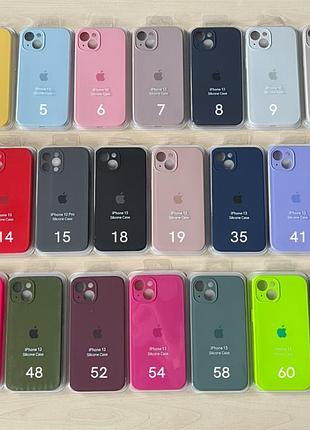 Силиконовый чехол silicone case для iphone 14 plus - 52 violet