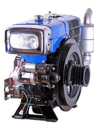 Двигатель zh1110n tt agro moto (21 л.с.) с электростартером