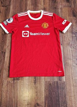 Мужская уникальная футбольная футболка jersey manchester united 18 бруна феррнаншешь оригинал