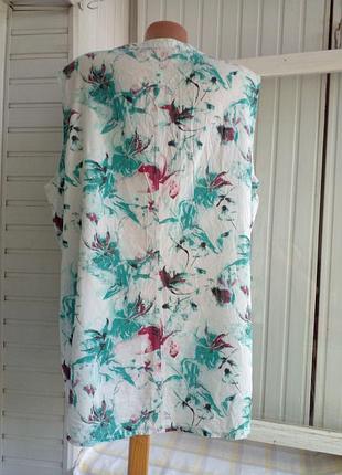 Коттоновая блуза рубашка большого размера батал 8