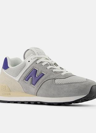 Кроссовки 574 new balance slate grey with rain cloud