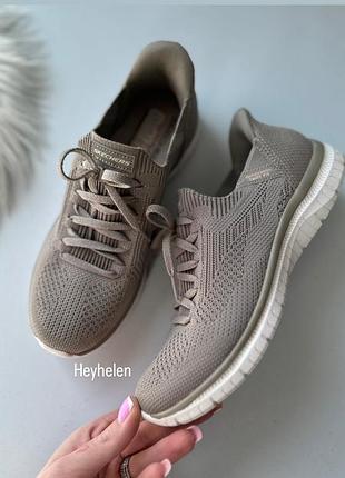 Жіночі текстильні кросівки skechers hands