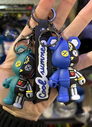 Брелок bearbrick, фігурка 7 см, гумовий