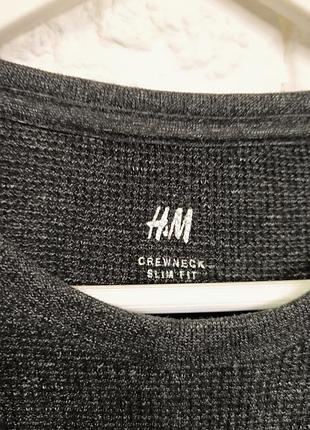 Лонгслив реглан h&m m 4