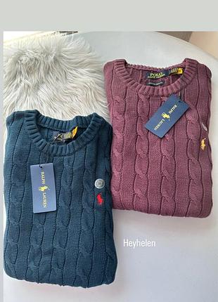 Светр бавовняний ralf lauren унісекс slim fit
