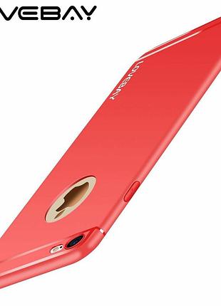 Силиконовый чехол для iphone (красный) 7/8