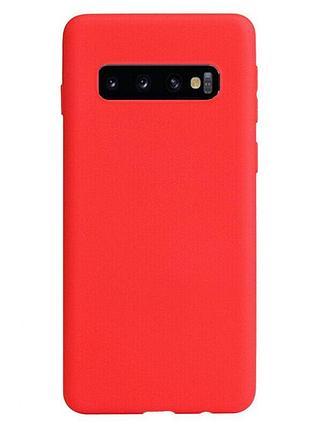 Захисний чохол-накладка з tpu для samsung galaxy s7,s8,s9 (червоний) s9
