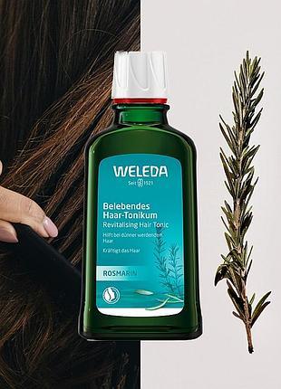 Укрепляющий тоник для роста волос с розмарином weleda belebendes haar-tonikum 100ml