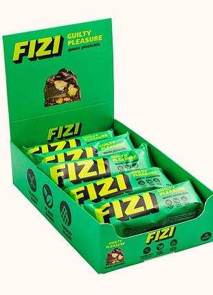 Fizi protein bar guilty pleasure - 10x45g queen pistachio