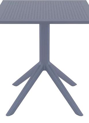 Стол siesta sky table 70 dark grey